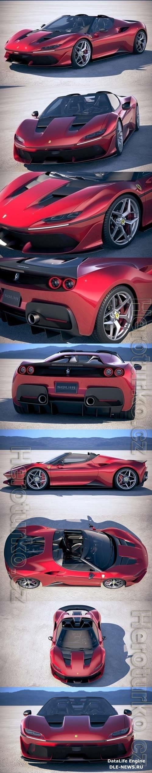 3D Models Ferrari J50 2017