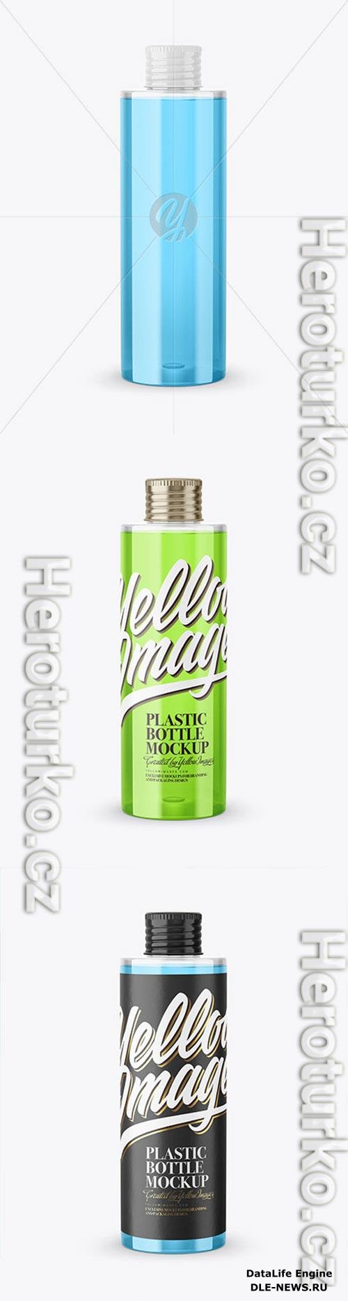 Clear Plastic Bottle Mockup