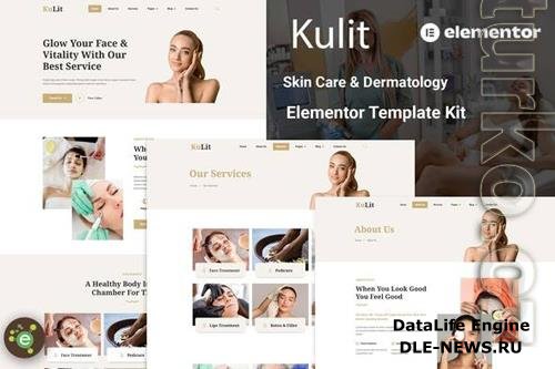 Kulit - Skin Care & Dermatology Elementor Template kit 37367938