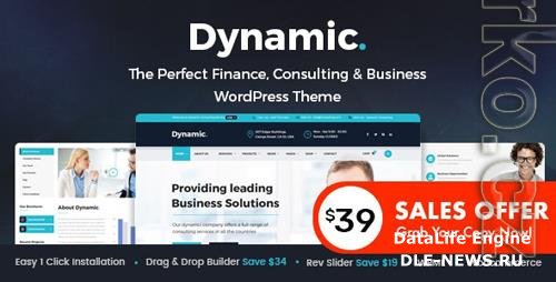 Dynamic - Finance and Consulting WordPress Theme 17813573