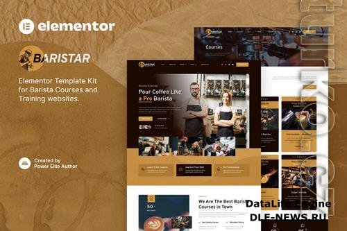 Baristar - Barista Courses & Training Elementor Template Kit 37649040