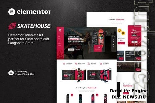 Skatehouse - Skateboard & Extreme Sport Shop Elementor Template Kit 37316328