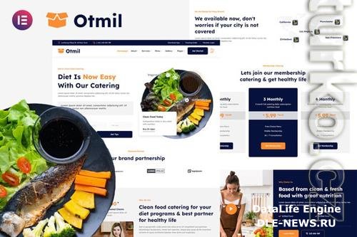Otmil - Diet & Clean Food Catering Services Elementor Template Kit 37160339