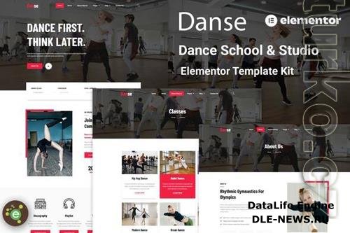 Danse - Dance School and Studio Elementor Template Kit 37187780