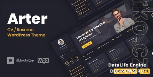 Arter - CV Resume & Personal Portfolio WordPress 28719764