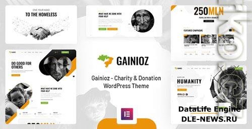 Themeforest Gainioz - Charity & Donation WordPress Theme 36565931