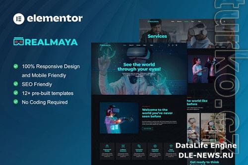 Themeforest RealMaya - Virtual Reality Services & Shop Elementor Template Kit 37848071