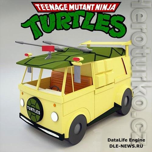 Toy Ninja Turtles Car 3D Print