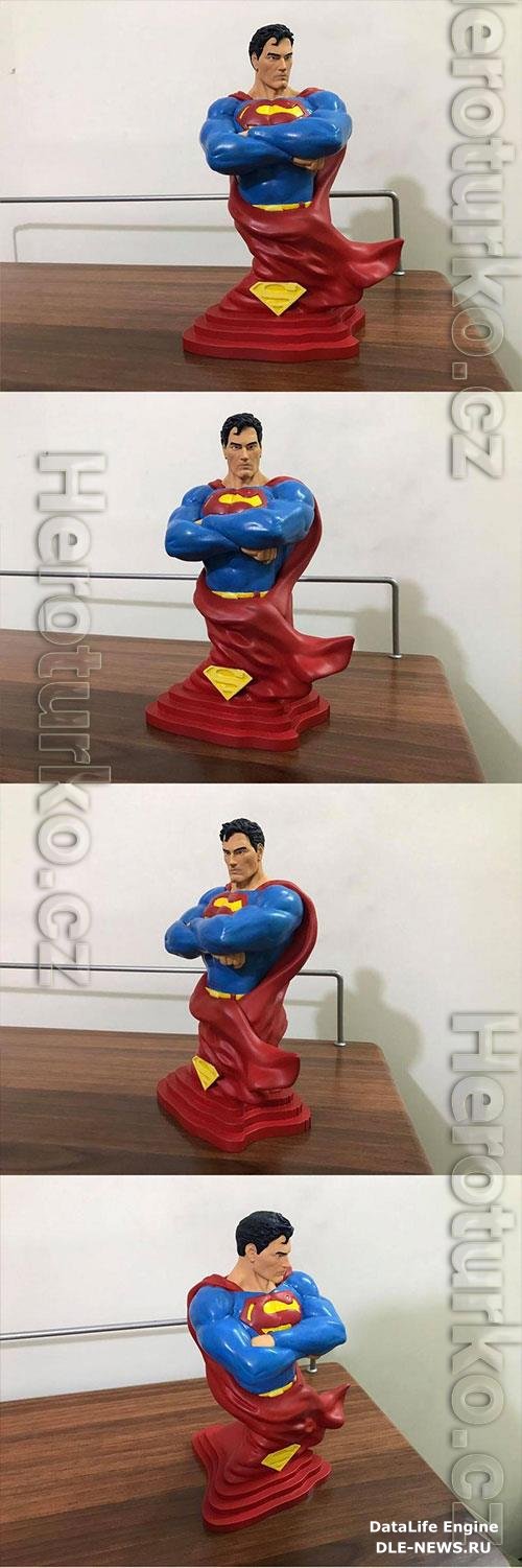 Superman Bust 3D Print