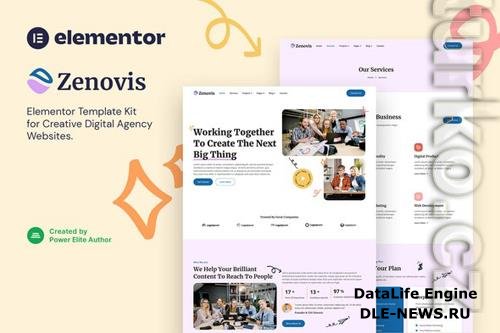 TForest Zenovis - Creative Digital Agency Elementor Template Kit 37864521