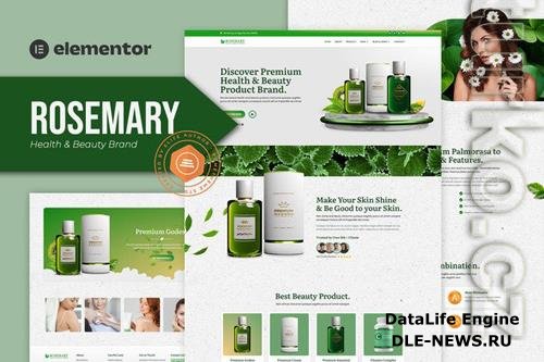 TForest Rosemary - Health & Beauty Brand Elementor Template Kit 37048432