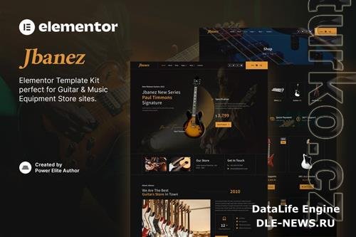 TForest Jbanez - Guitar & Music Equipment Store Elementor Template Kit 37117370
