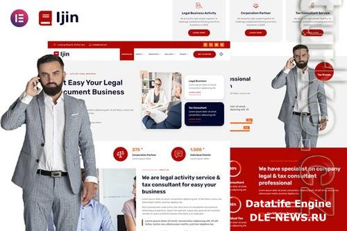 TForest Ijin - Legal Business & Tax Consultant Services Elementor Template Kit 37138445