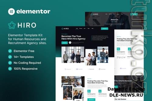 TForest Hiro - Human Resources & Recruitment Agency Elementor Template Kit 37865946