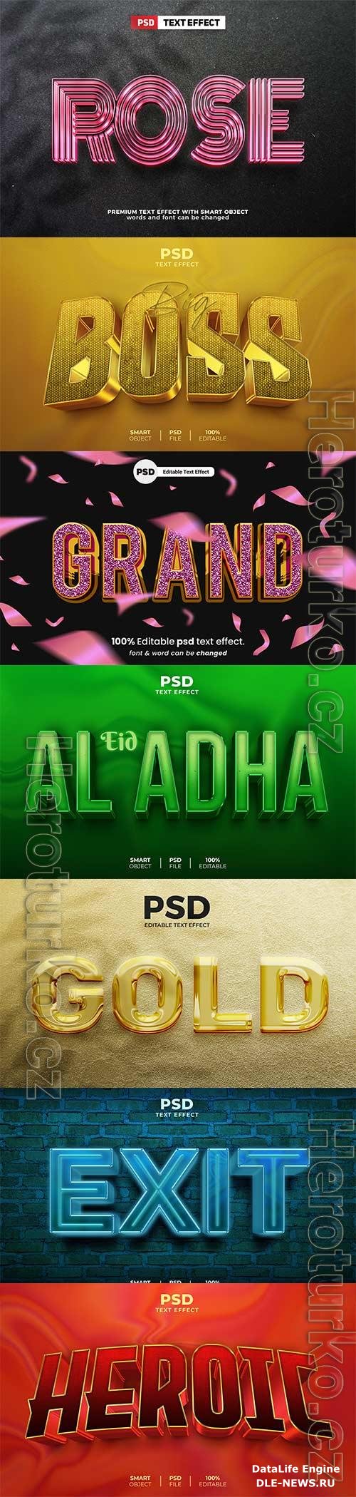 Psd text effect set vol 662