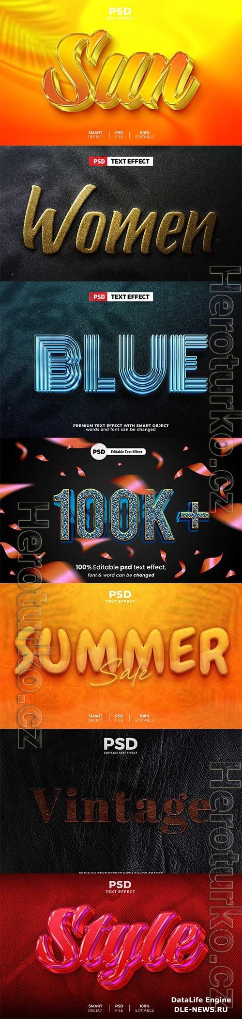 Psd text effect set vol 661