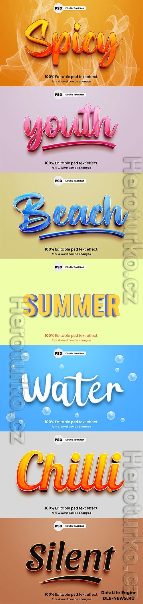 Psd text effect set vol 657