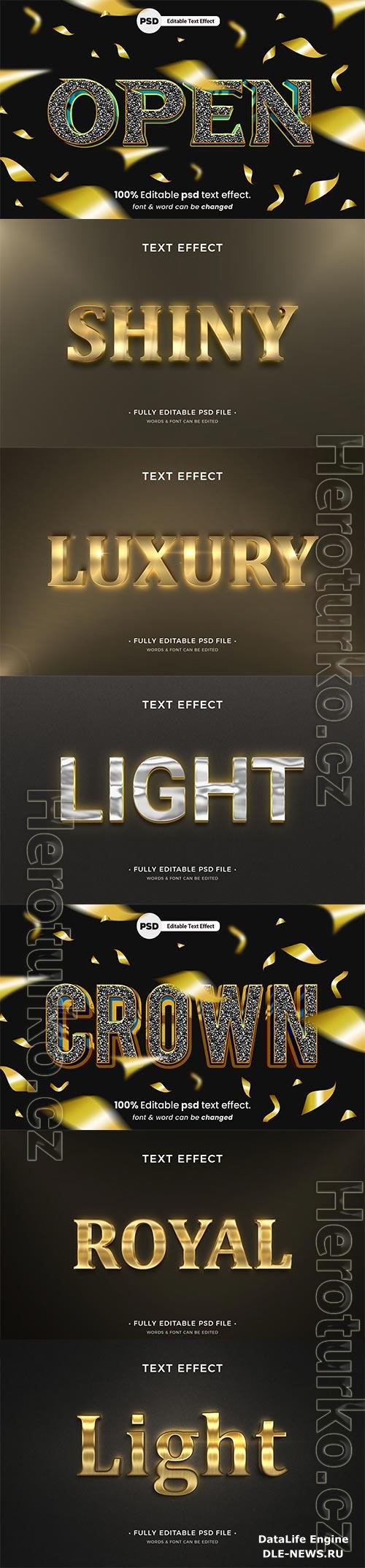 Psd text effect set vol 651