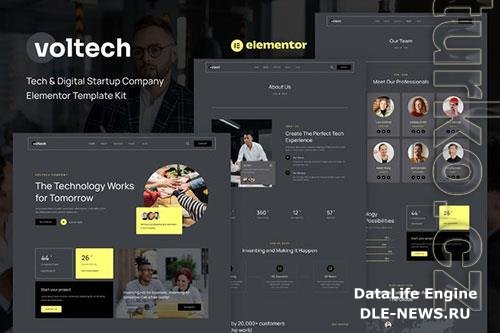 TForest Voltech - Tech & Digital Startup Company Elementor Template Kit Elementor 2.8.x,  2.9.x, 3.0.x, 3.1.x 37908832