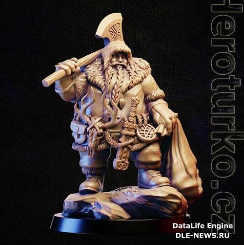 3D Print Model Barbarian merchant