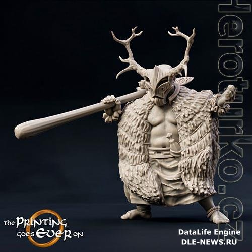 3D Print Model Woodwose Beastmaster
