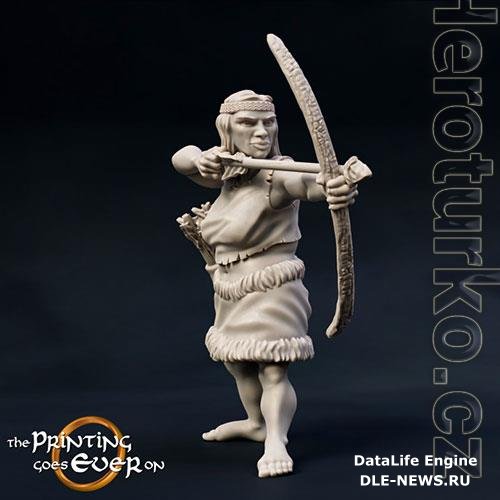 3D Print Model Woodwose Archer Version B