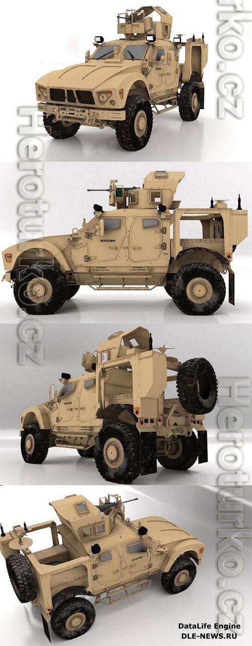 3D Model MRAP Oshkosh