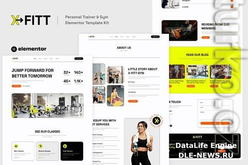 TF X-Fitt - Personal Trainer & Gym Elementor Template Kit 37097889