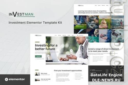 TF Investman - Invesment Consultant Elementor Template Kit 37071528