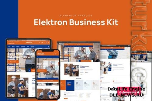 TF Elektron - Electric Company & Business Elementor Template Kit 37062639