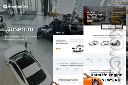 TF  Carsentro - Car Dealer & Listing Company Elementor Template Kit 37011631