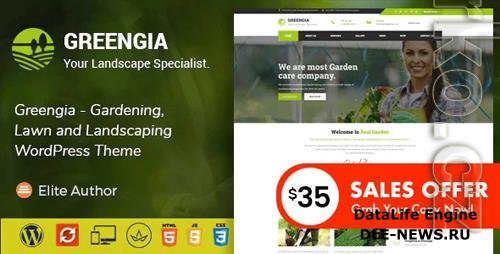 Themeforest Greengia - Gardening Landscaping WordPress Theme 20434545