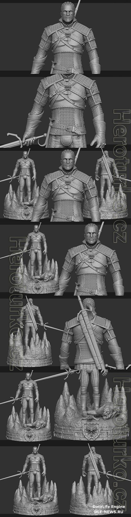 Witcher 3D Print Model