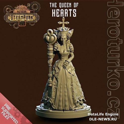 Queen of Hearts 3D Print Model