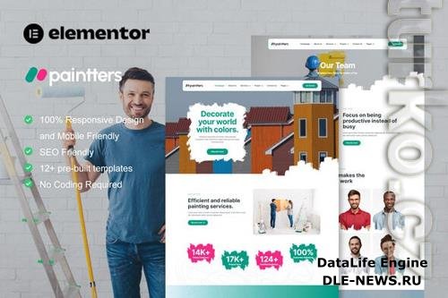 Themeforest Paintters - Painting Service Elementor Template Kit