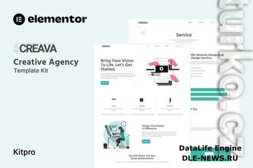 Themeforest Creava - Creative Agency Elementor Template Kit