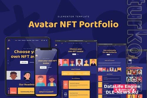 Themeforest Avatar - NFT Portfolio Elementor Template Kit