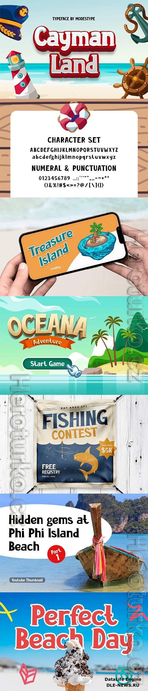Cayman Land - Gaming Font