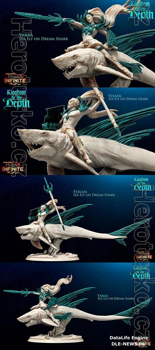 Heroes Infinite - Kingdom of the Depth - Yaraa and Ferian 3D Print Model