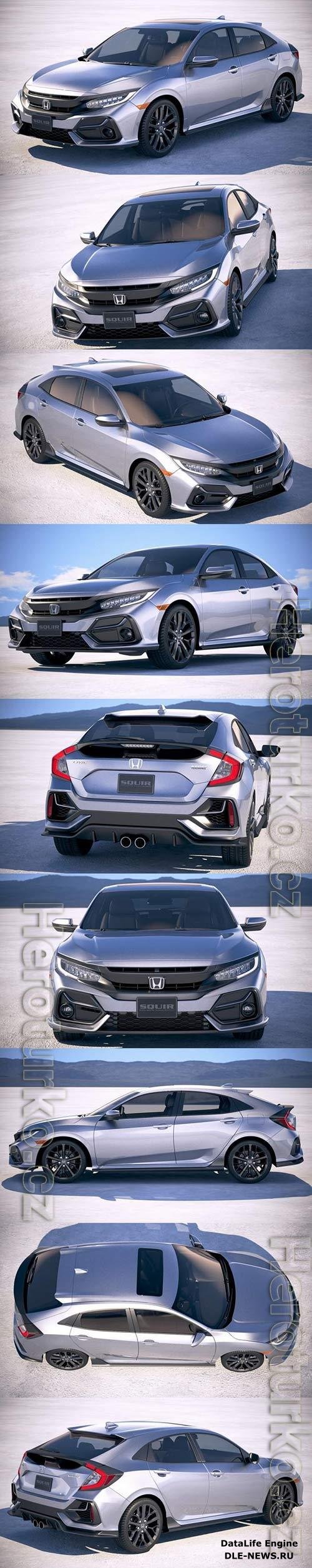 Honda Civic Hatchback 2020 3D Model 3D Model