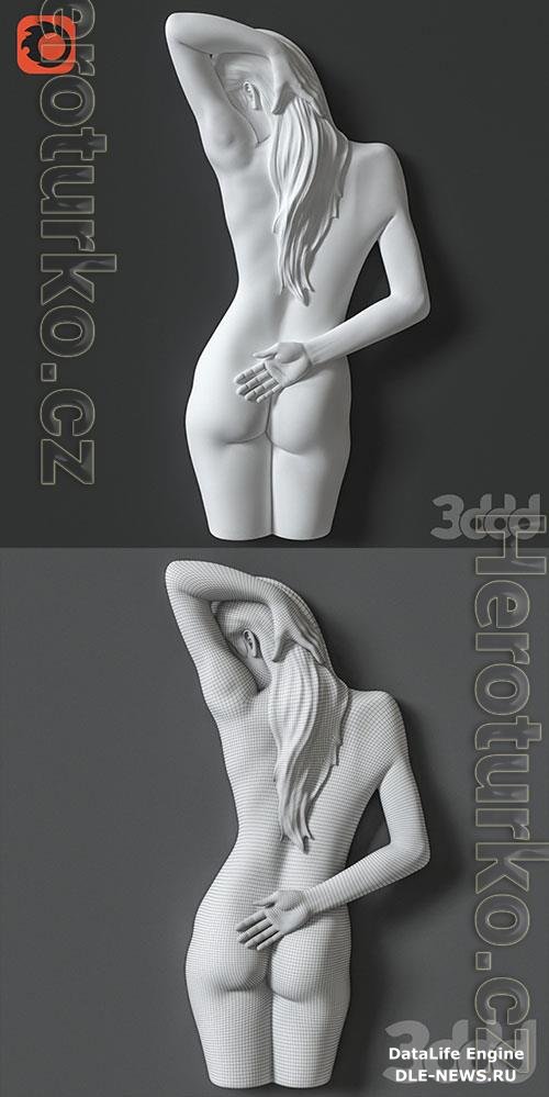 Sweet Surrender Wall Sculpture 3D Model