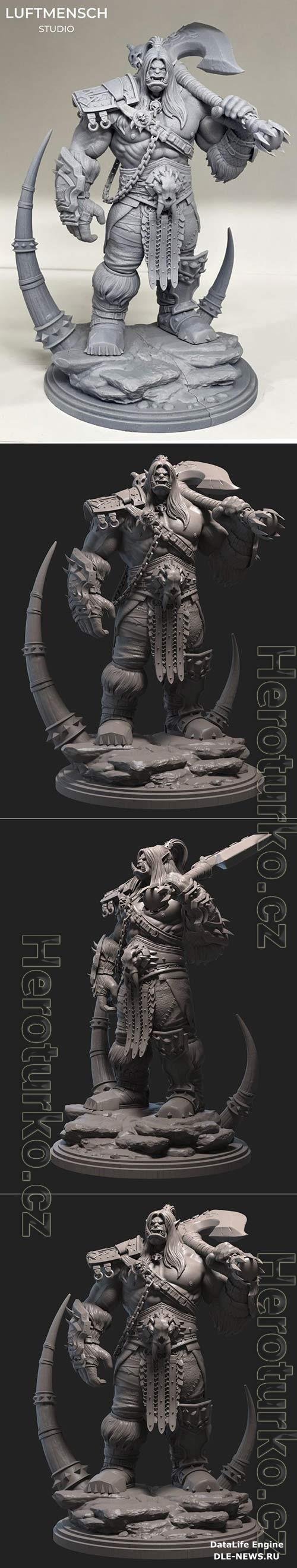 Grommash Hellscream 3D Print Model