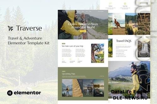 Themeforest Traverse - Travel & Tour Agency Elementor Template Kit 37982333