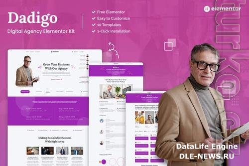 Themeforest Dadigo - Digital Agency Elementor Template Kit 37983190