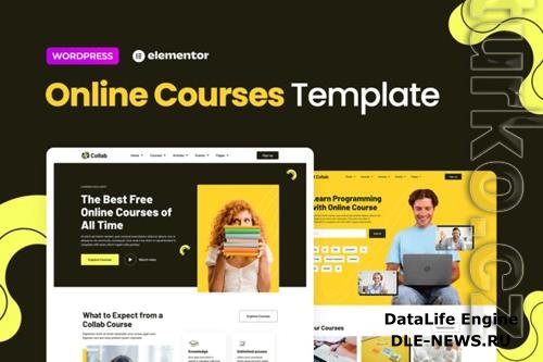Themeforest Collab - Online Courses Elementor Template Kit 37990286