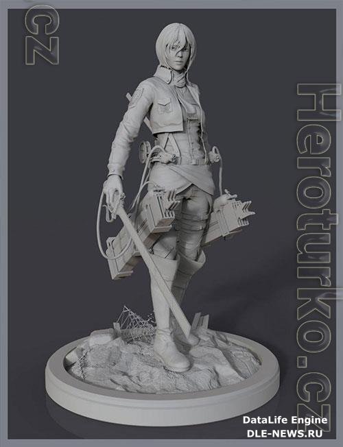 Mikasa Ackerman 3D Print Model