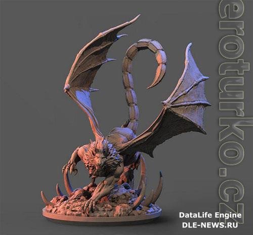 Mantikhoras 3D Print Model