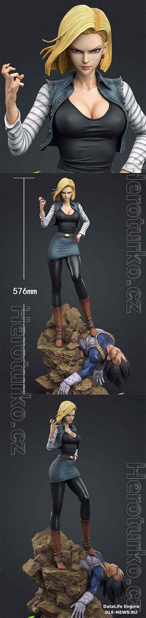 Android 18 3D Print Model