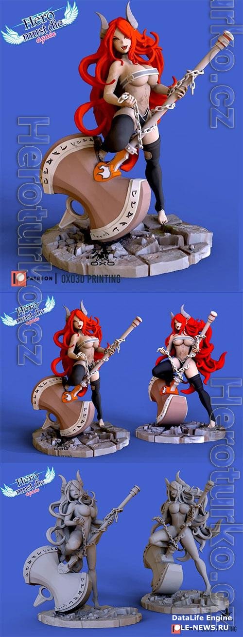 Naomi From Hero Must Die Again 3D Print Model