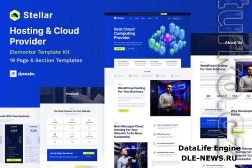 ThemeForest - Stellar - Hosting & Cloud Provider WordPress Elementor Template Kit 36827839